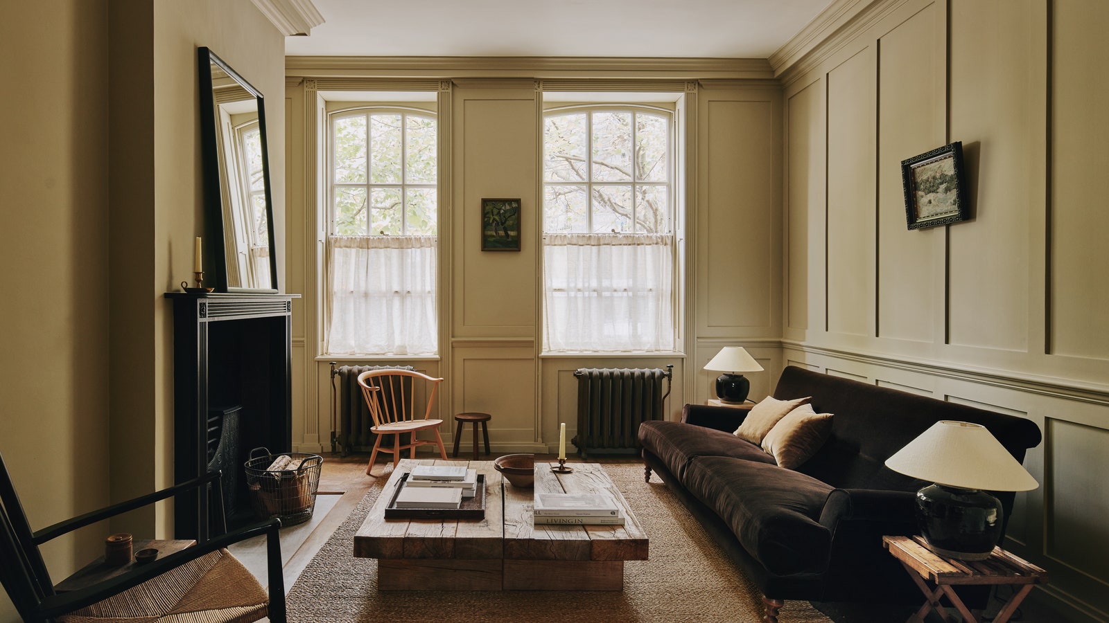 A stylish couple's quietly beautiful Georgian townhouse in Spitalfields